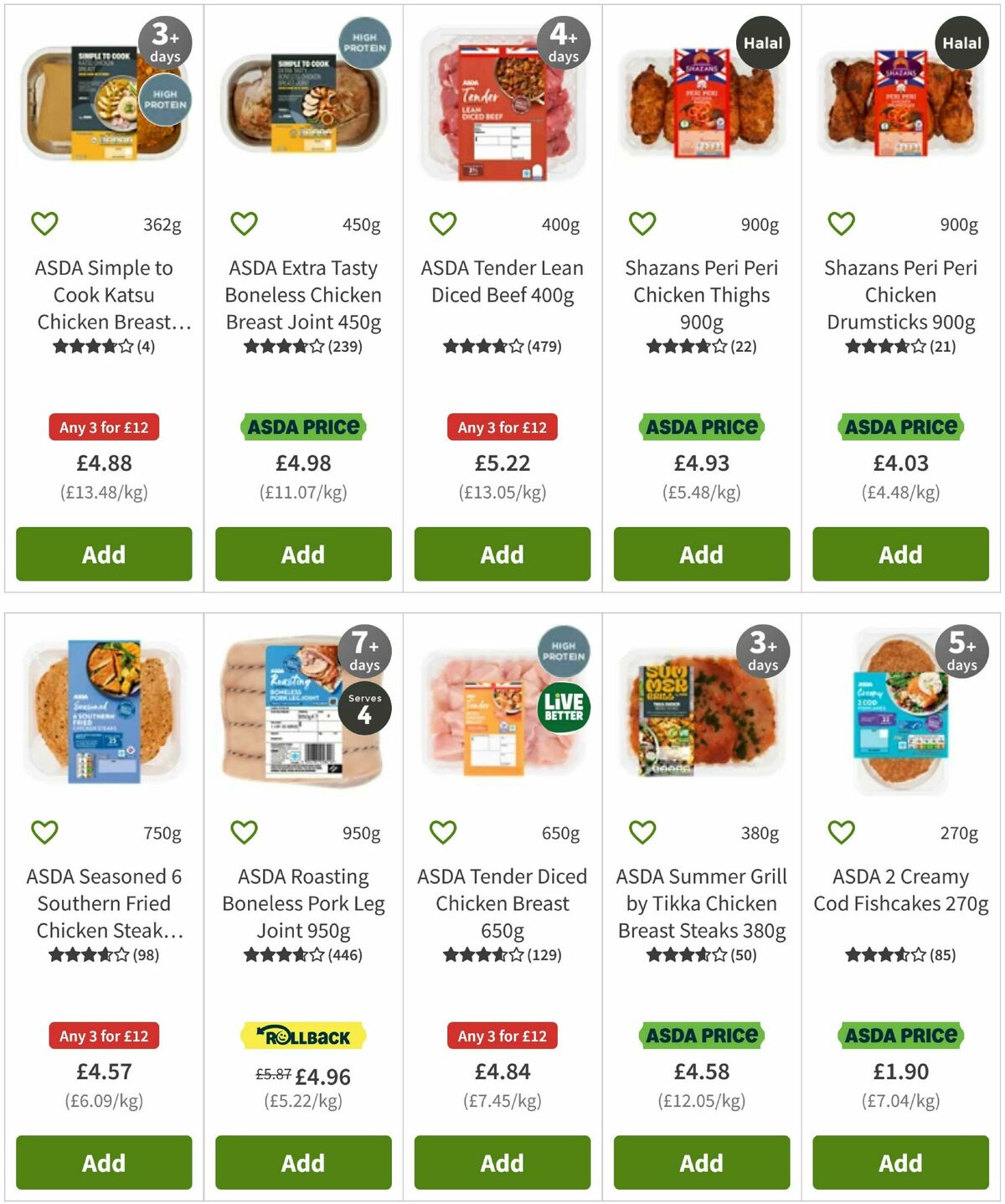 ASDA Offers from 3 January