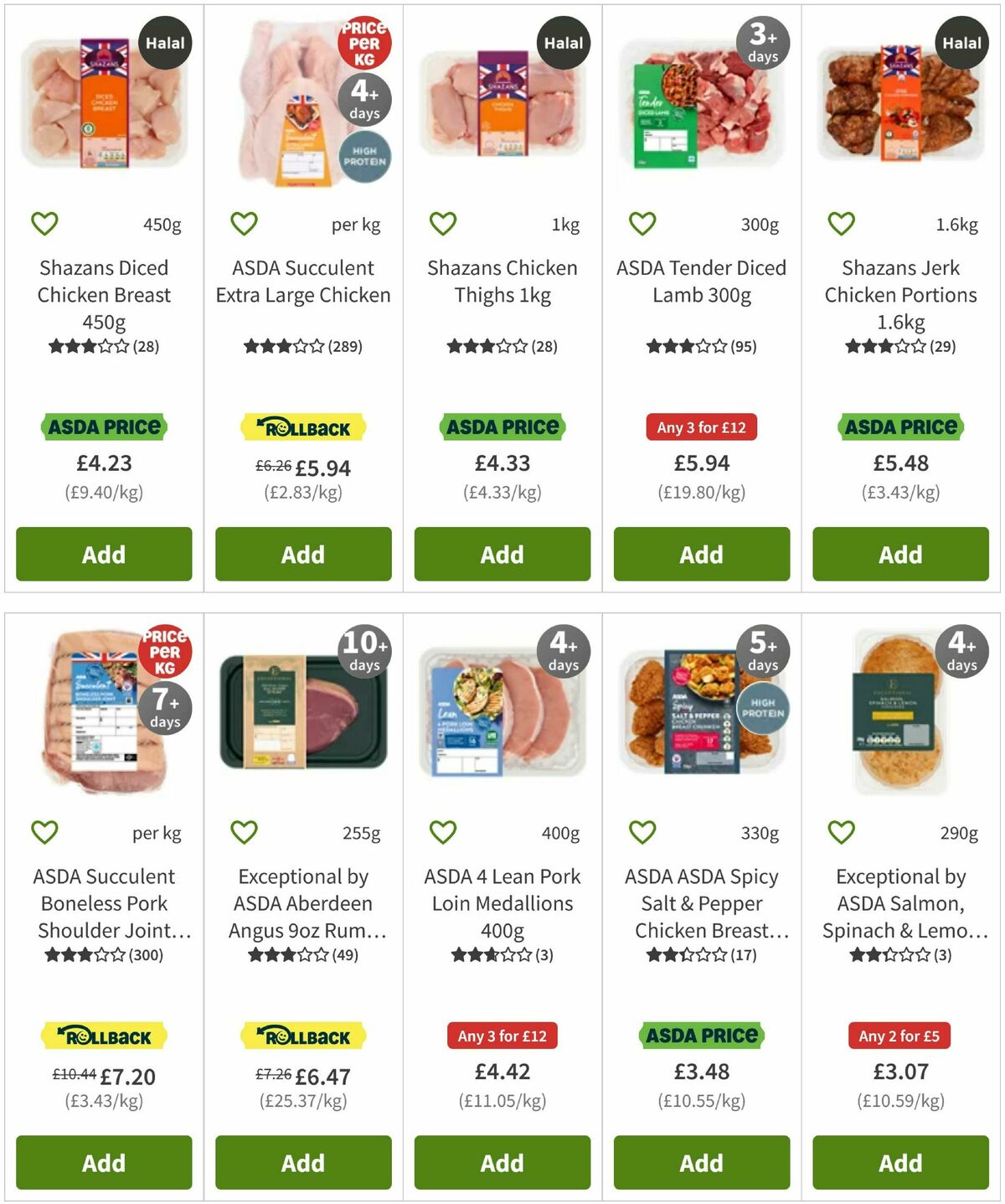 ASDA Offers from 3 January