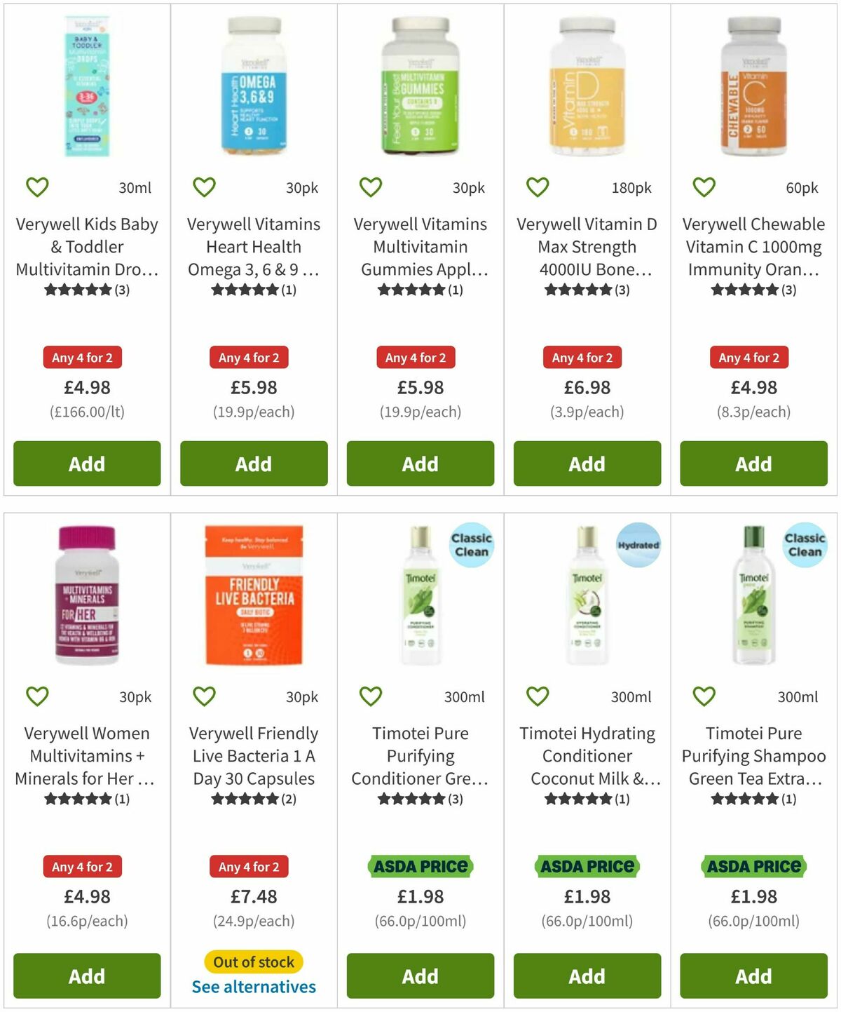 ASDA Offers from 9 January