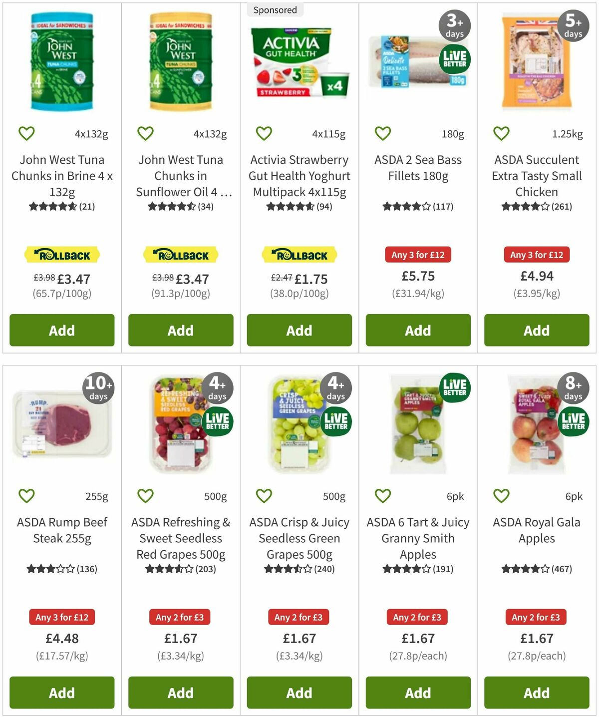 ASDA Offers from 9 January