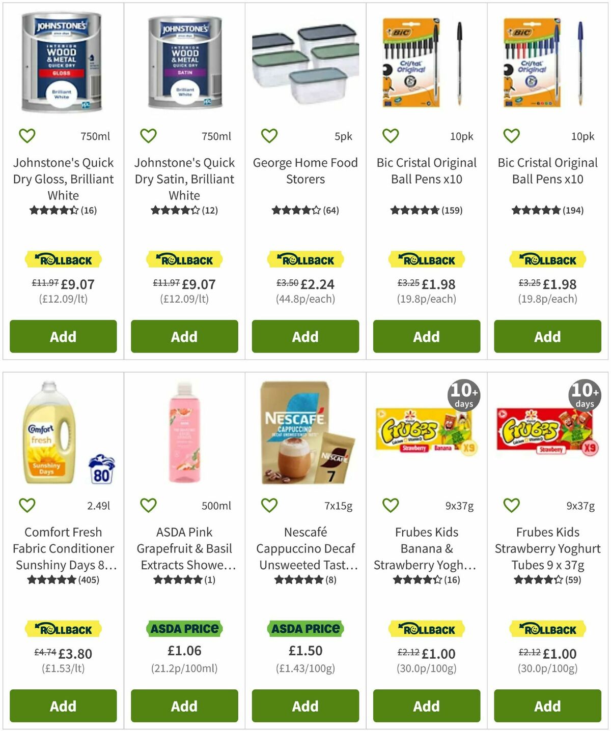 ASDA Offers from 9 January