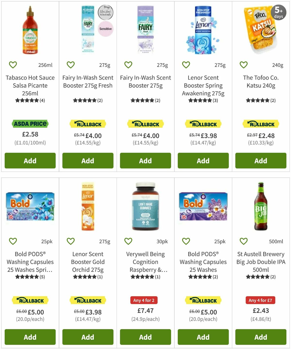 ASDA Offers from 9 January
