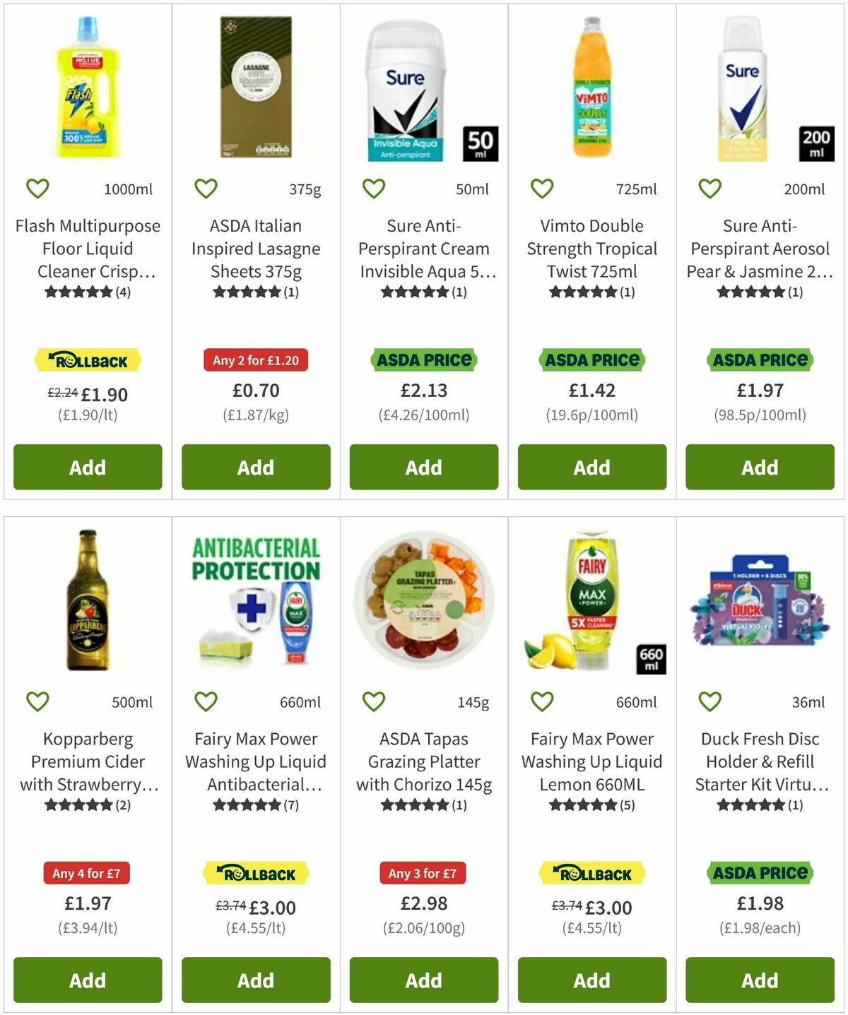 ASDA Offers from 9 January