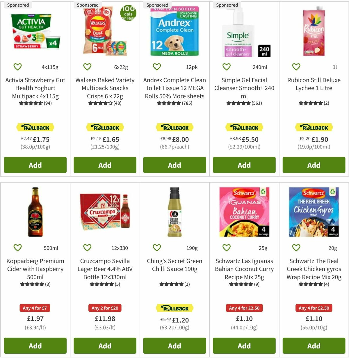 ASDA Offers from 16 January