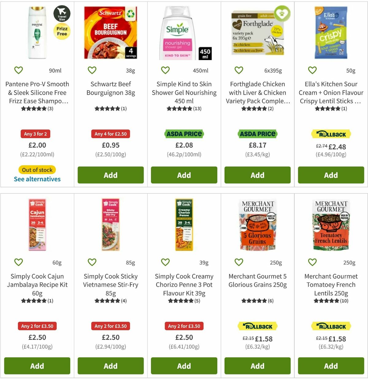 ASDA Offers from 16 January
