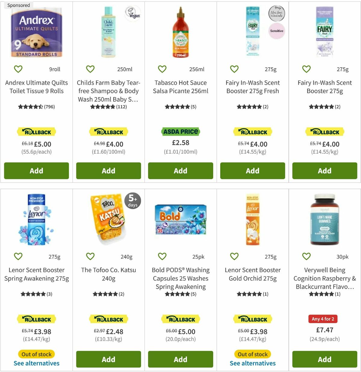 ASDA Offers from 16 January