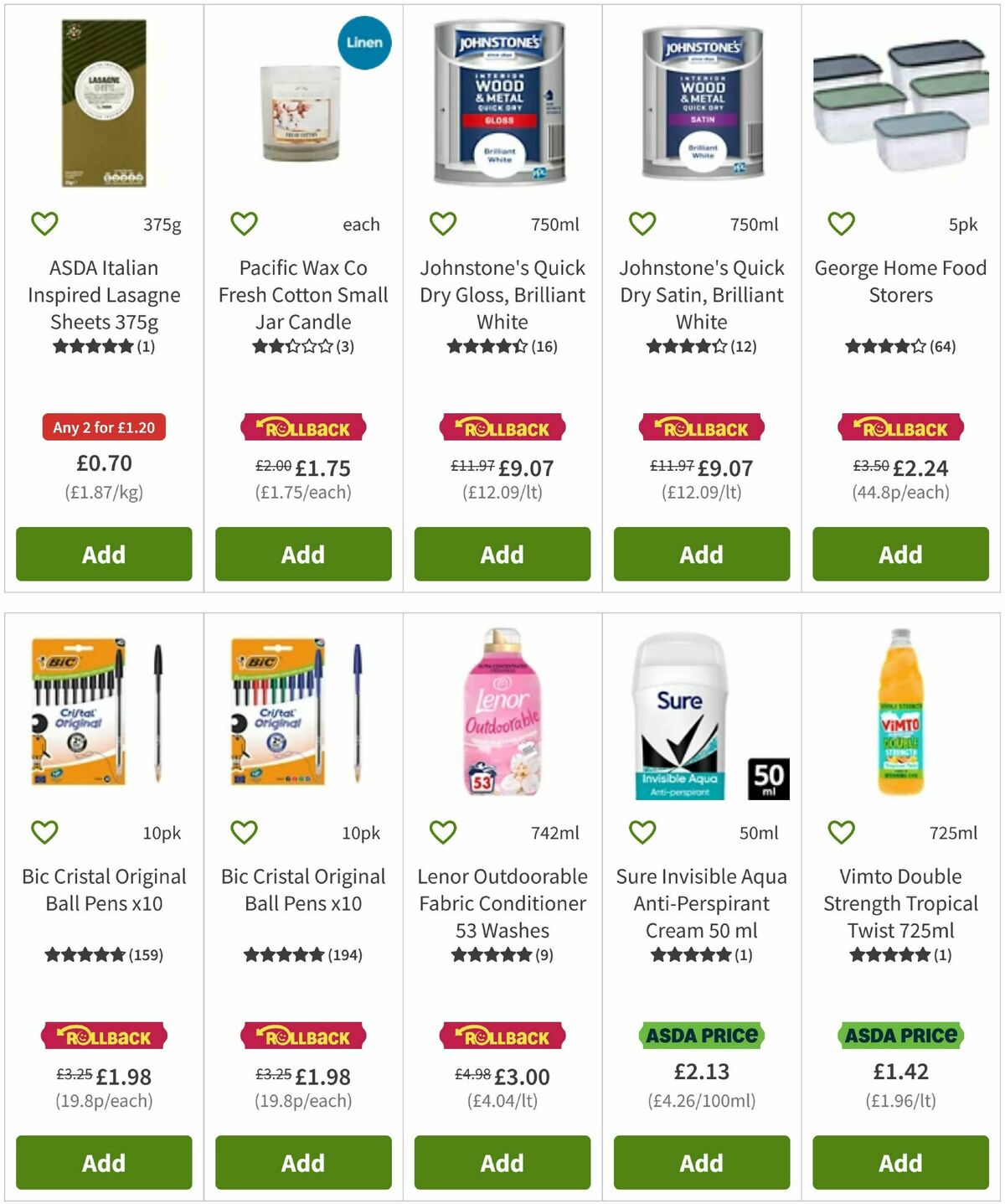 ASDA Offers from 23 January