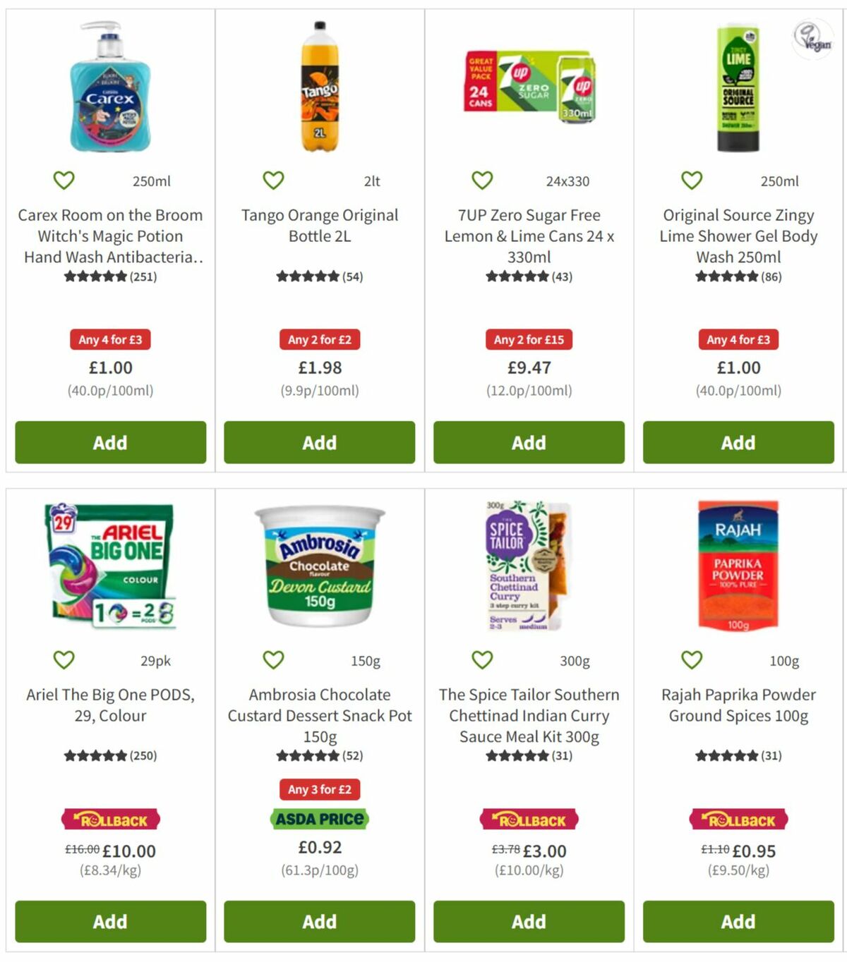 ASDA Offers from 20 March