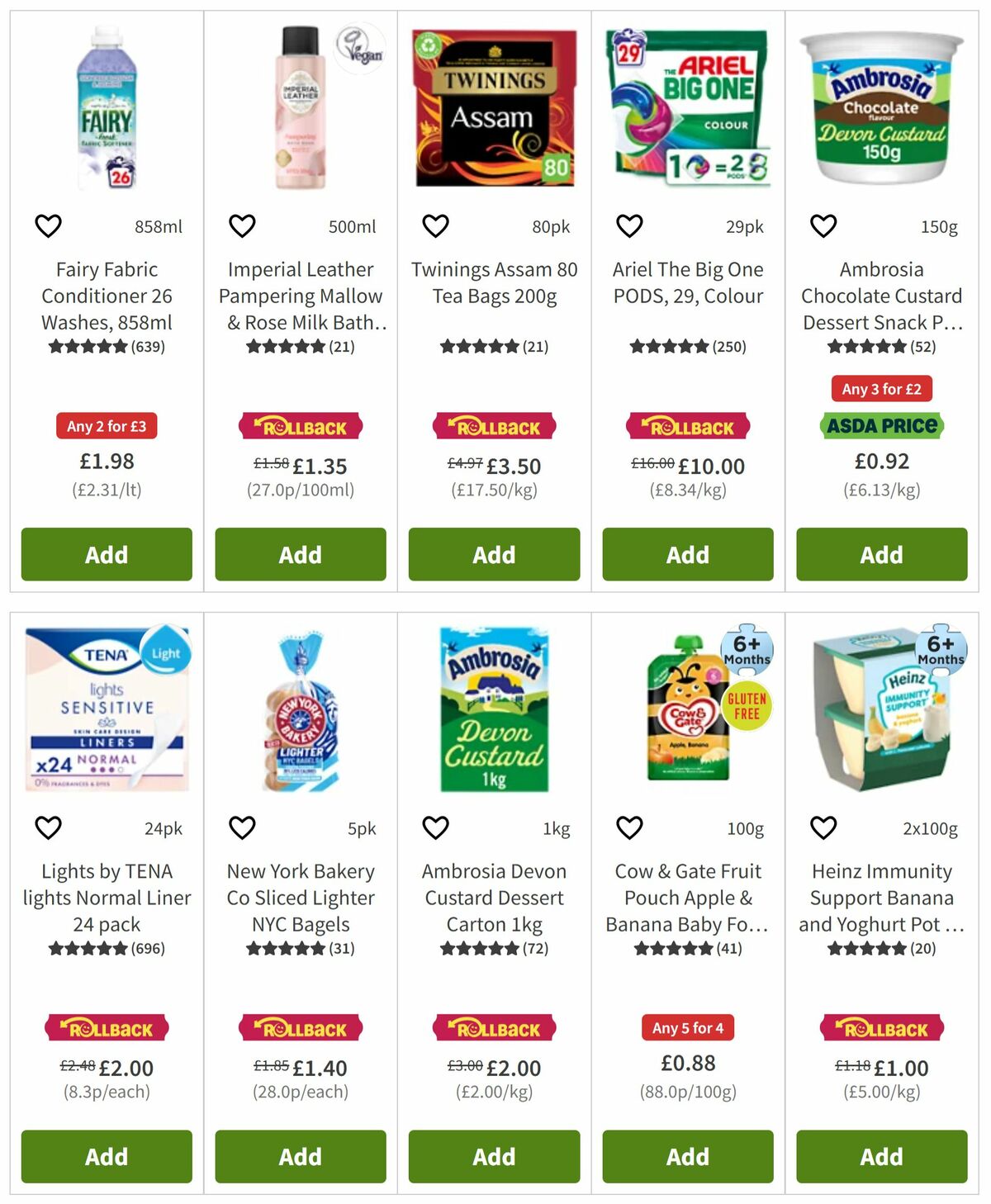 ASDA Offers from 27 March
