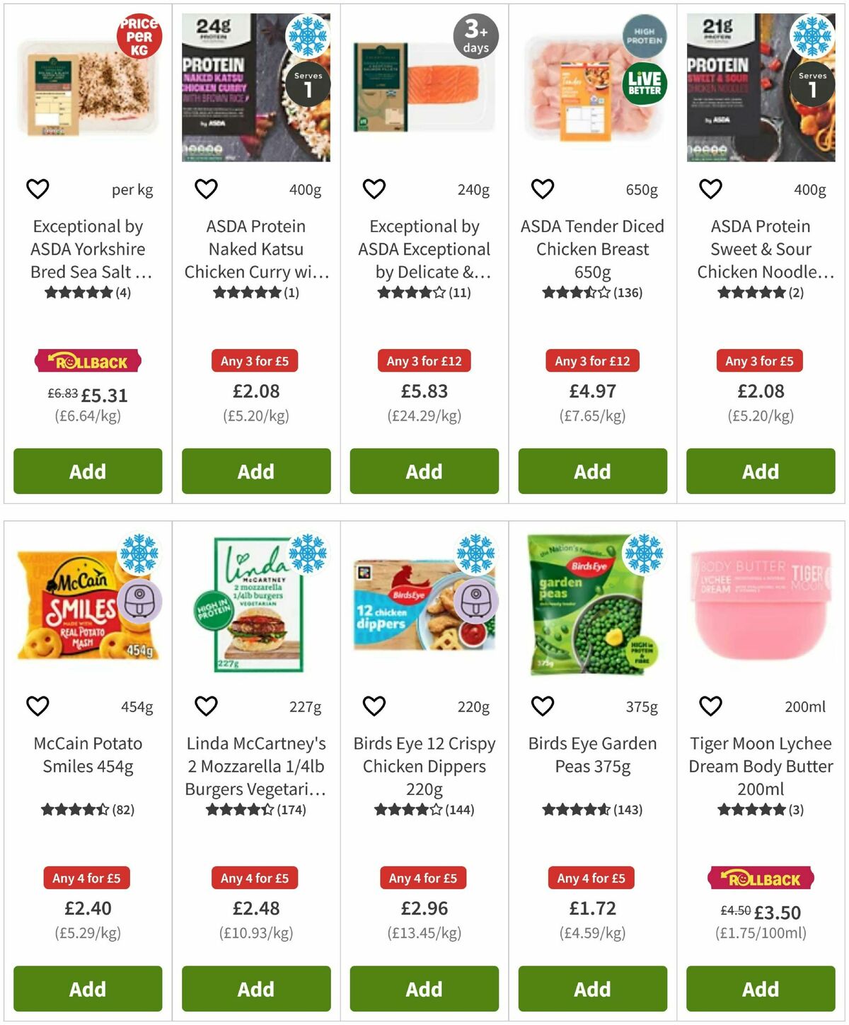 ASDA Offers from 3 April