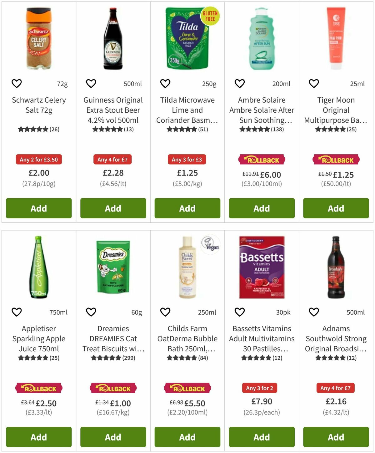 ASDA Offers from 3 April
