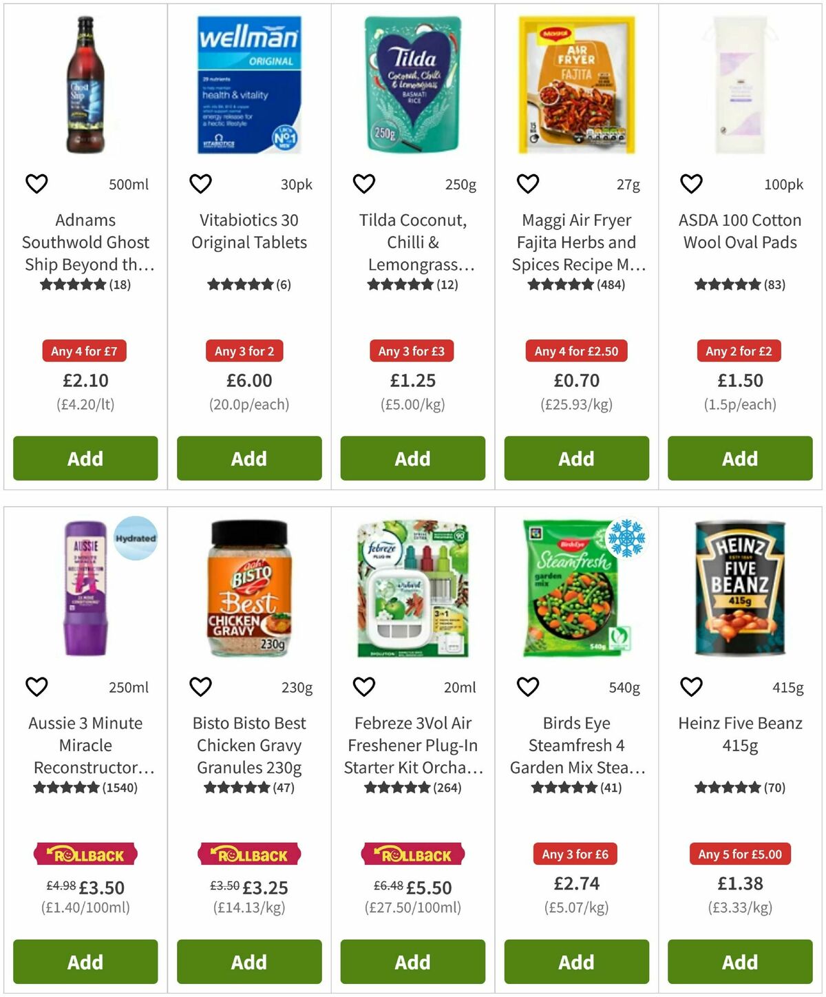ASDA Offers from 3 April