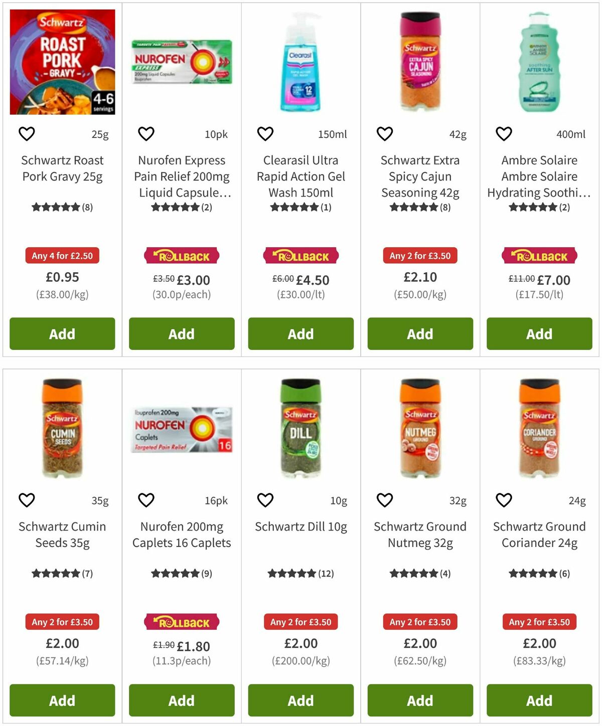 ASDA Offers from 9 April