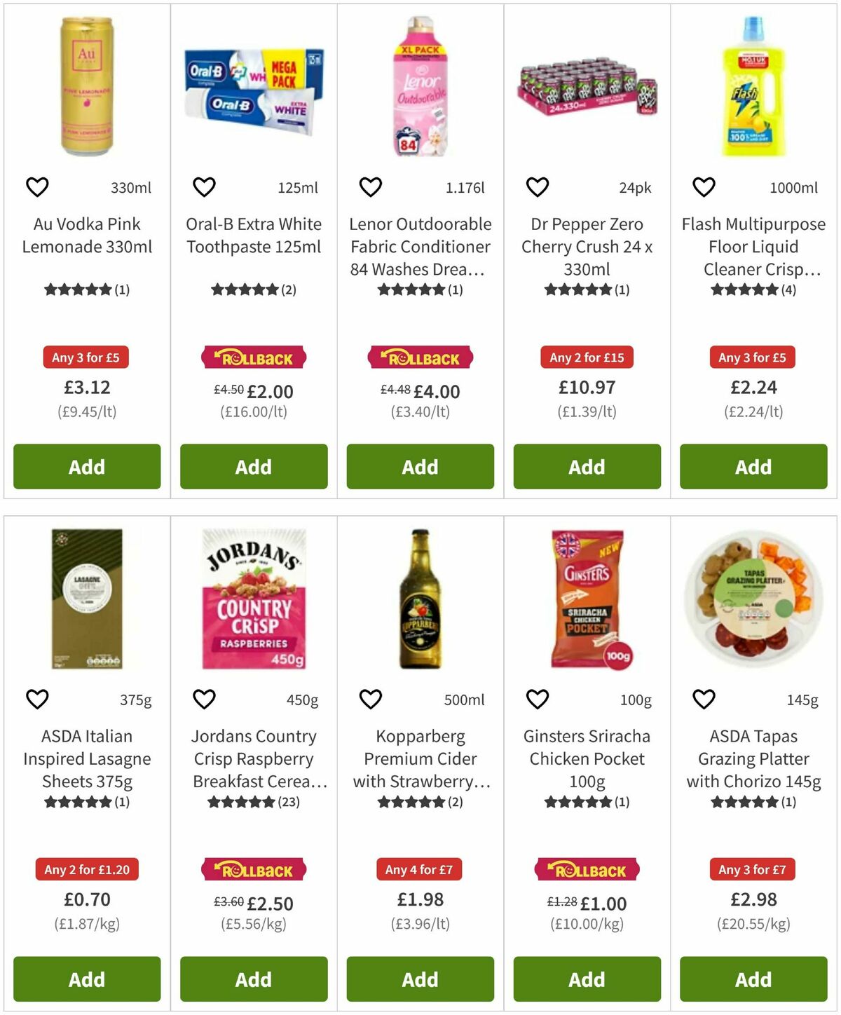 ASDA Offers from 17 April
