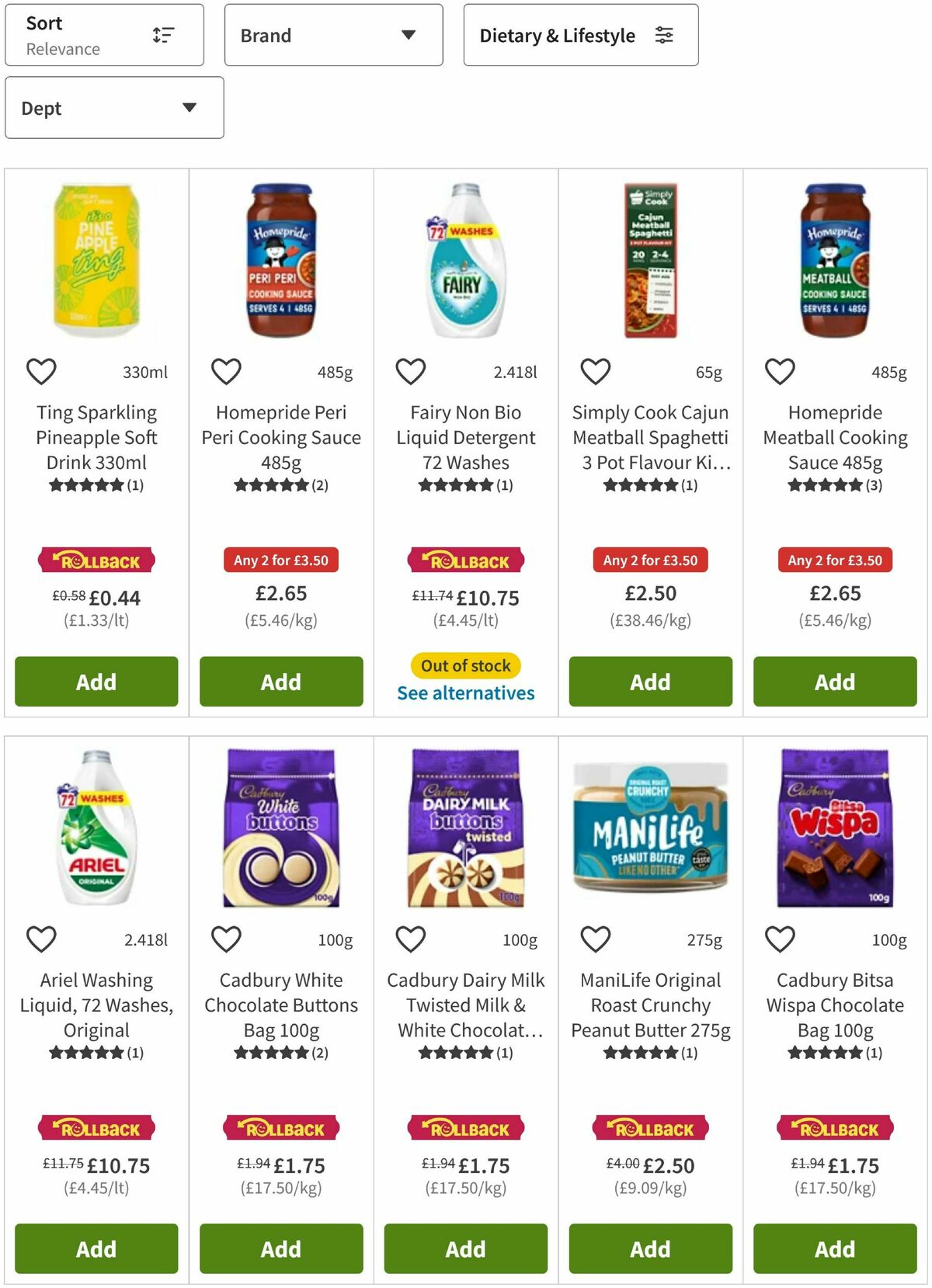 ASDA Offers from 12 June