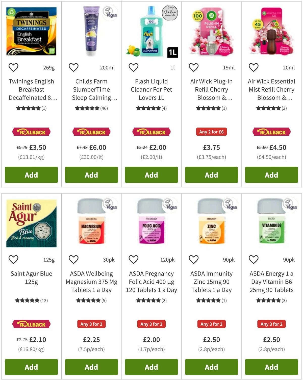ASDA Offers from 3 July