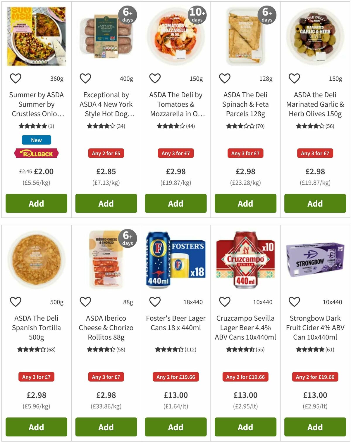 ASDA Offers from 3 July