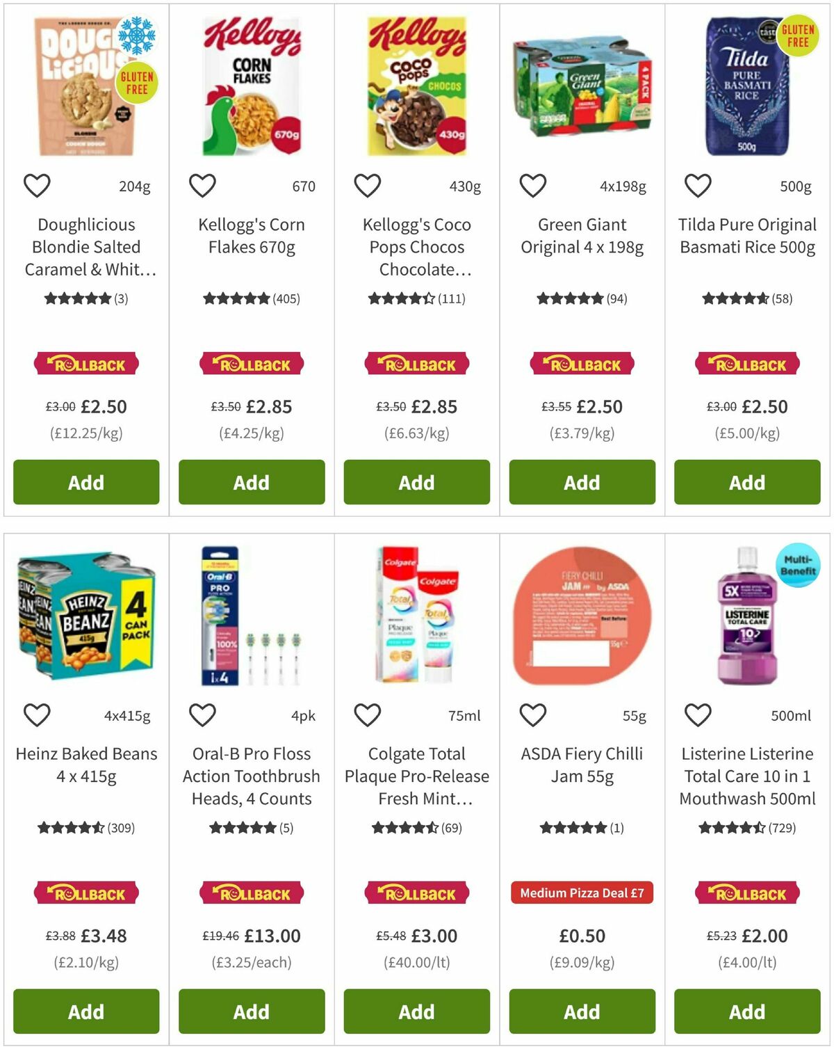 ASDA Offers from 3 July