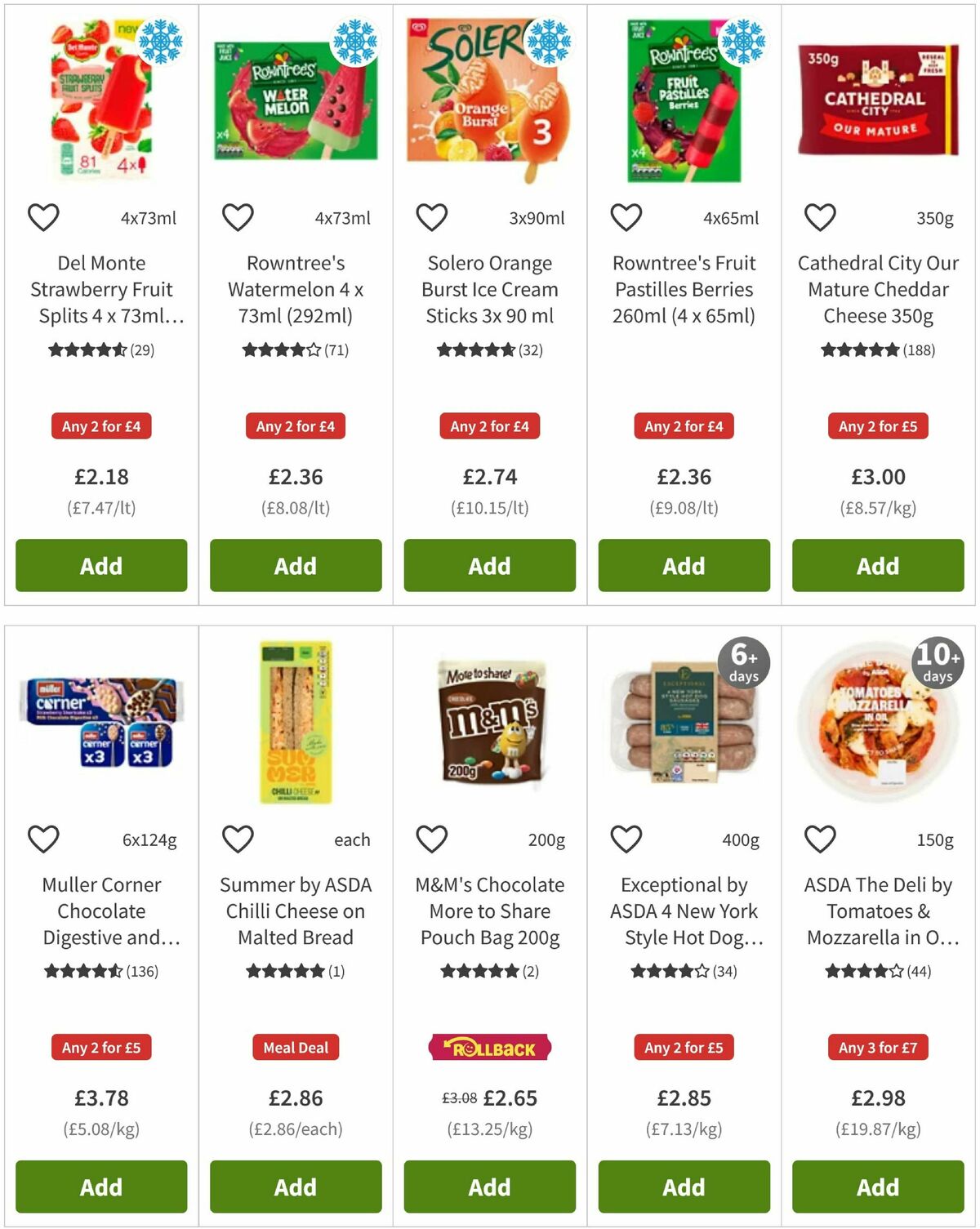 ASDA Offers from 10 July