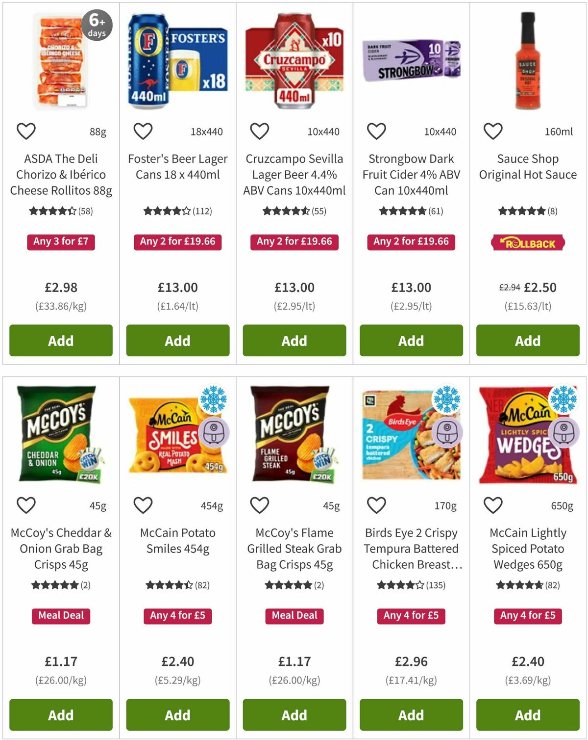 ASDA Offers from 17 July