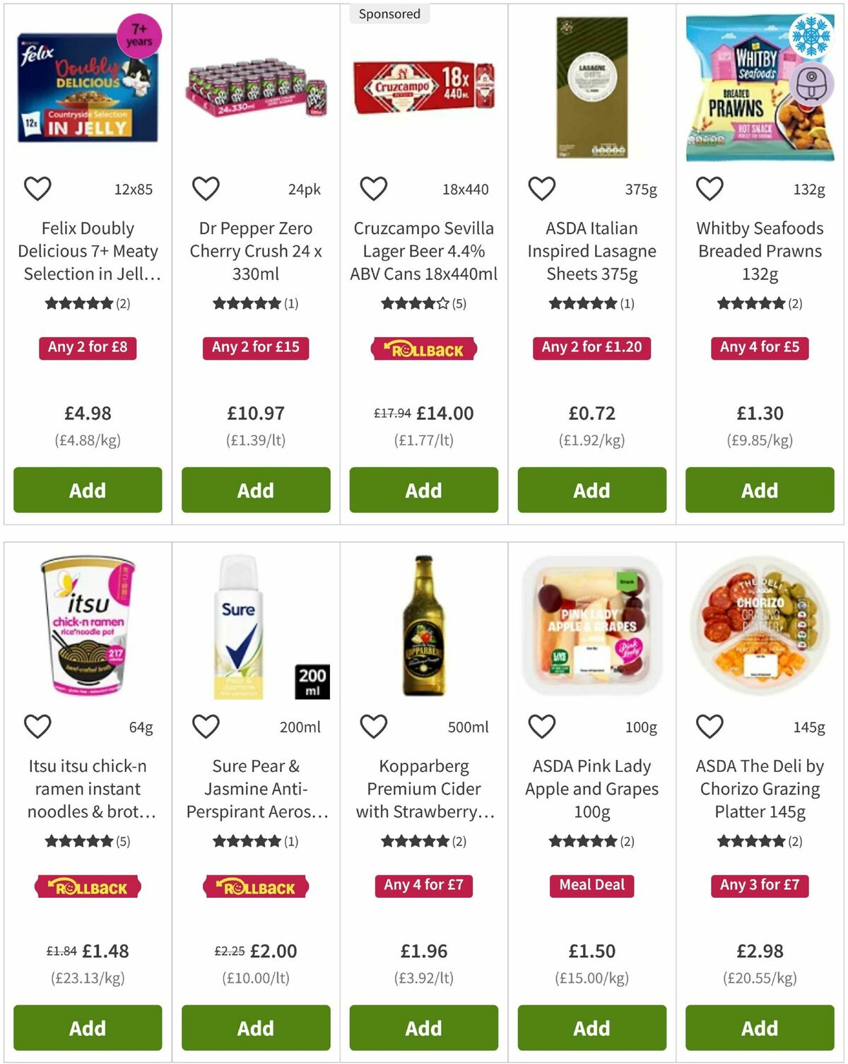 ASDA Offers from 7 August