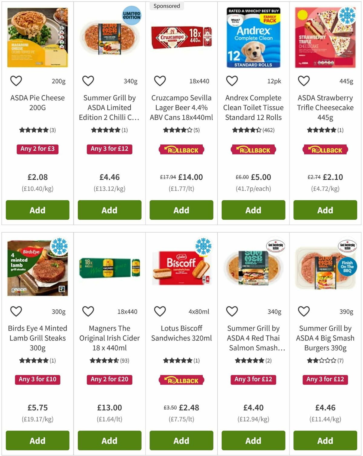 ASDA Offers from 7 August
