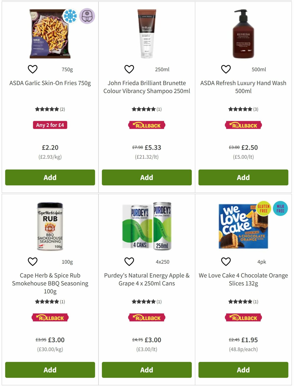 ASDA Offers from 14 August