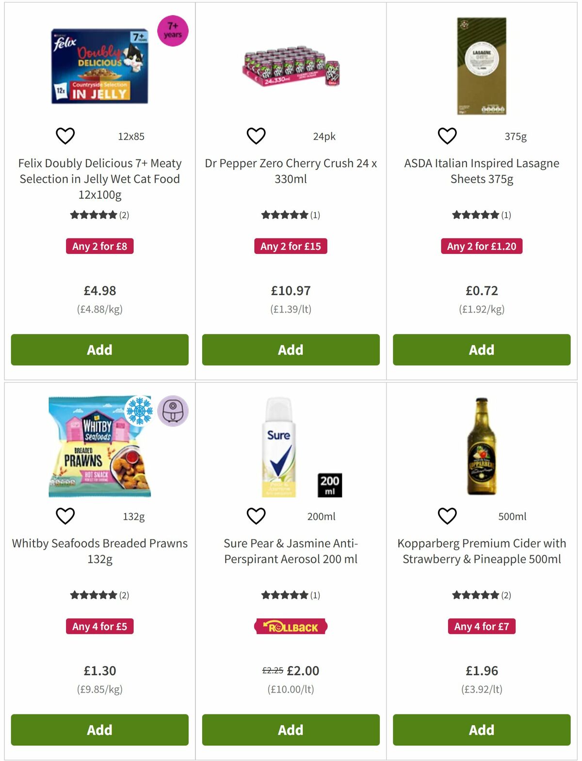 ASDA Offers from 14 August