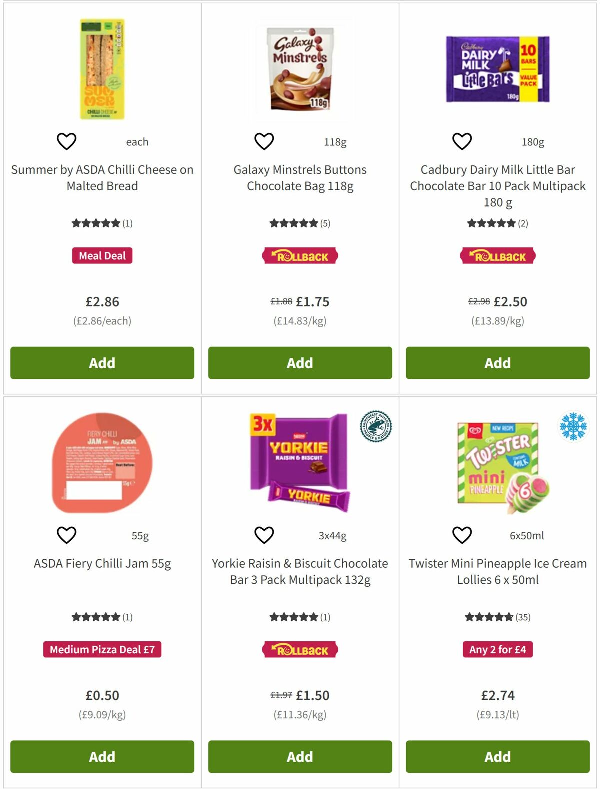 ASDA Offers from 14 August