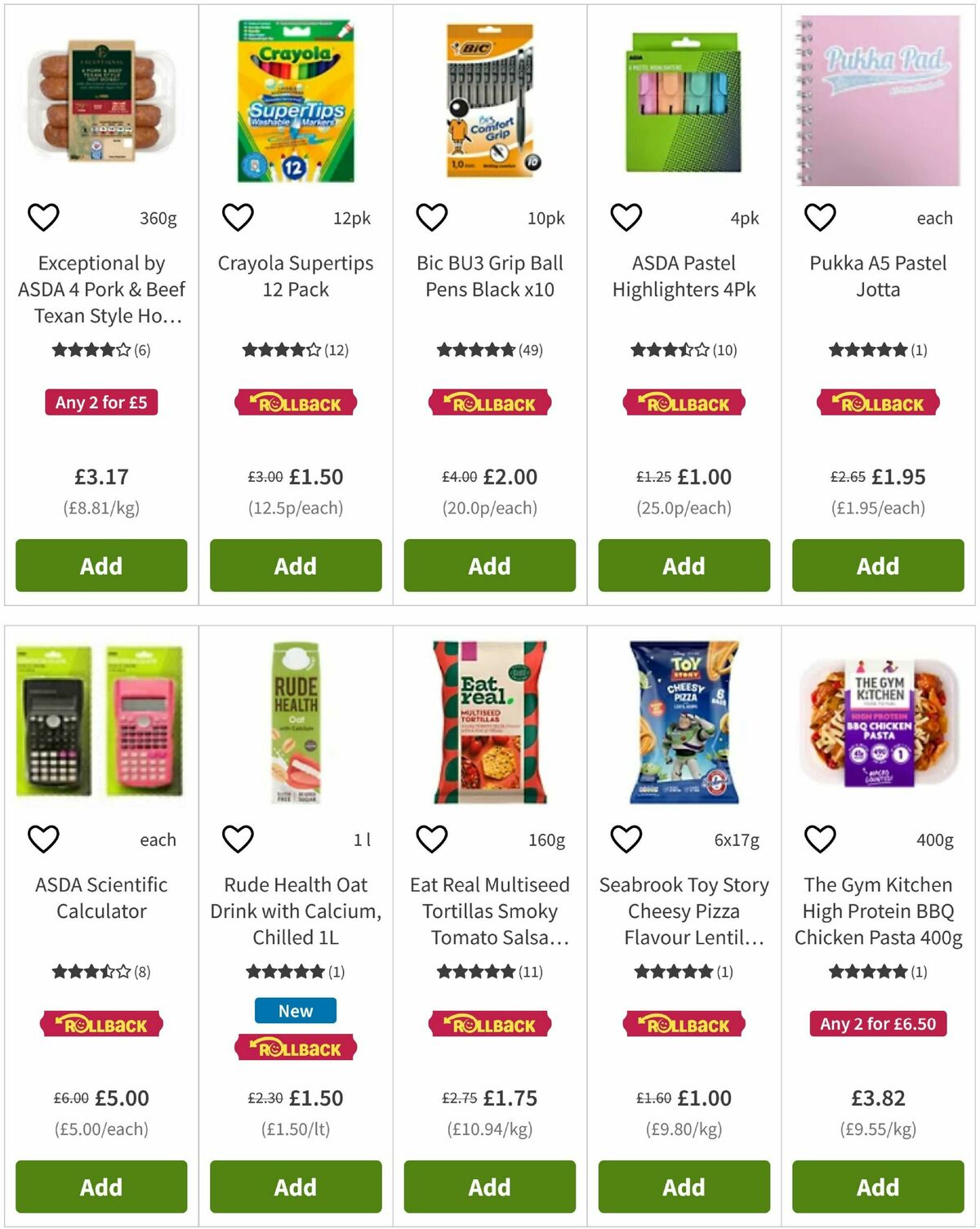 ASDA Offers from 21 August