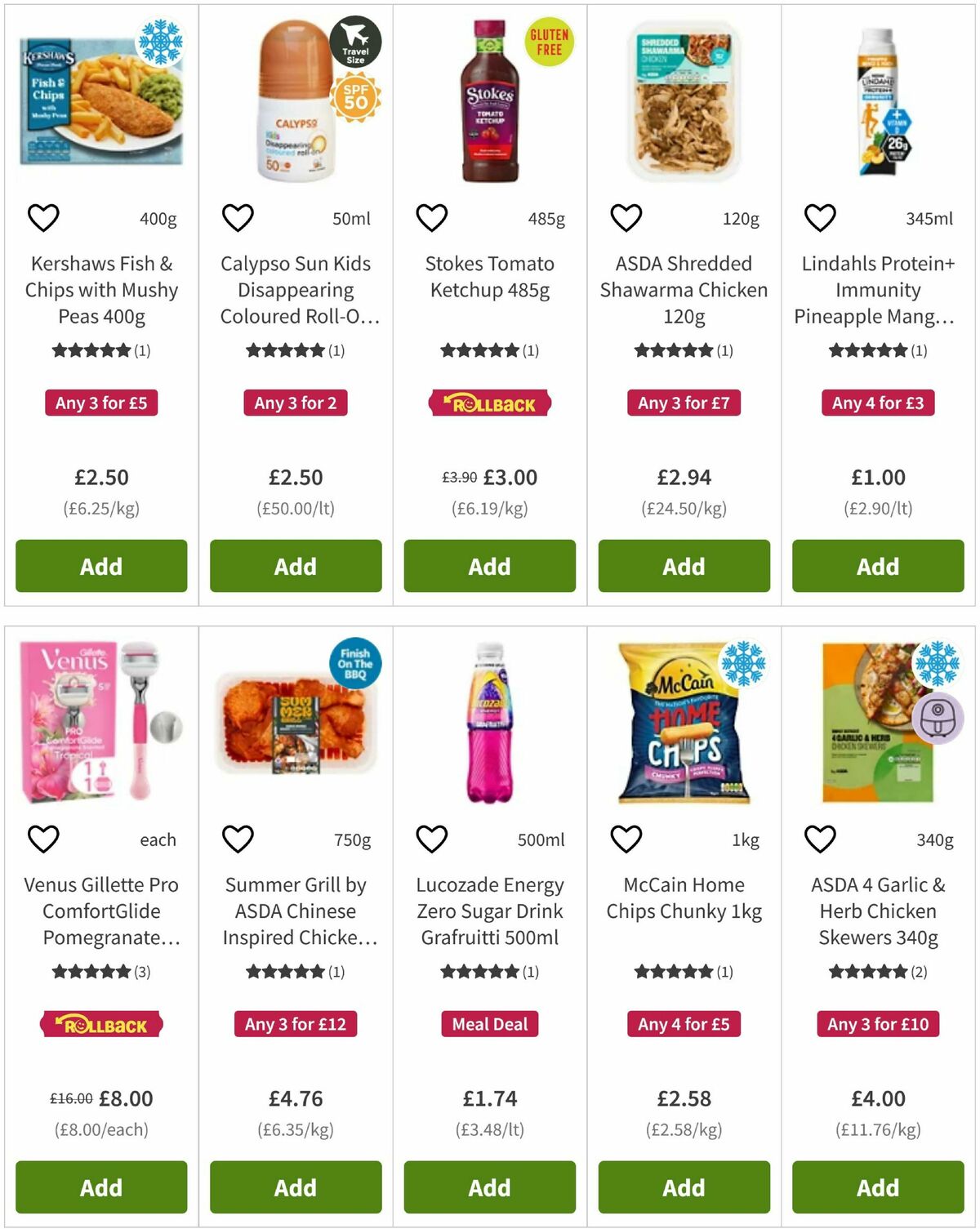ASDA Offers from 21 August