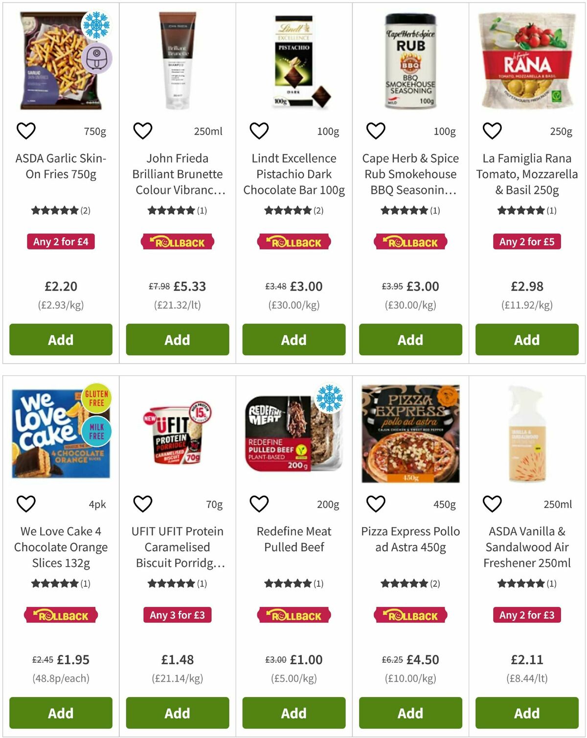 ASDA Offers from 21 August