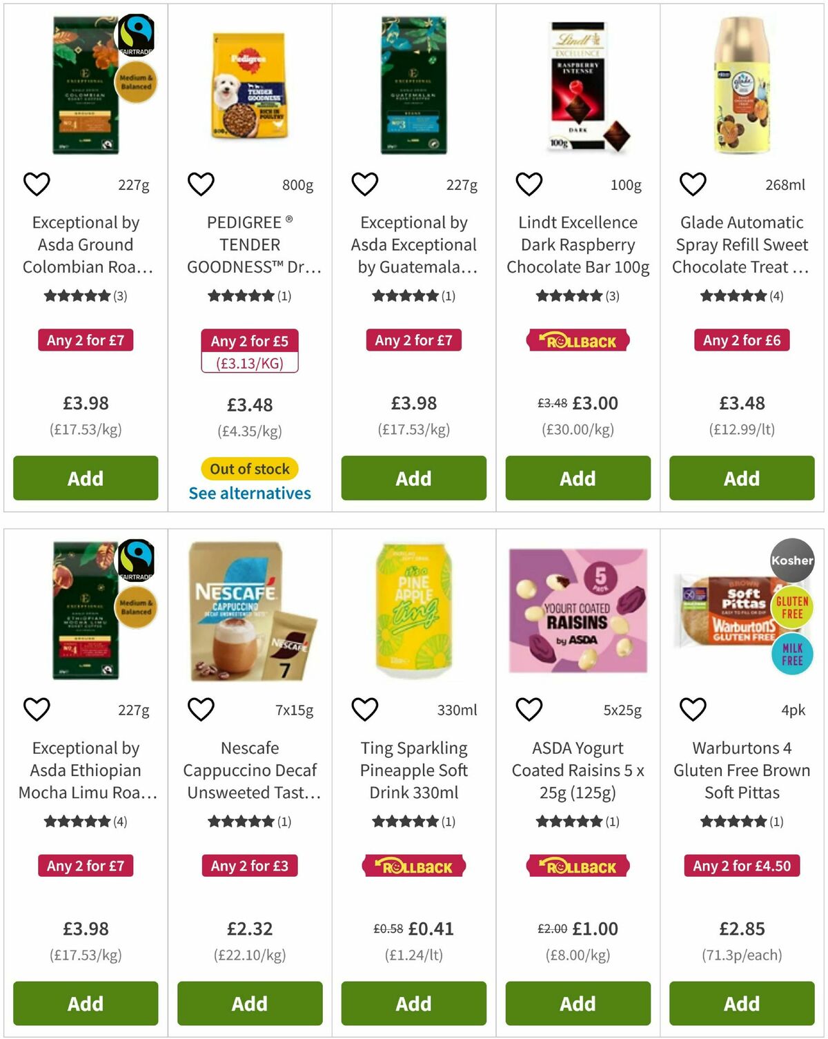 ASDA Offers from 21 August