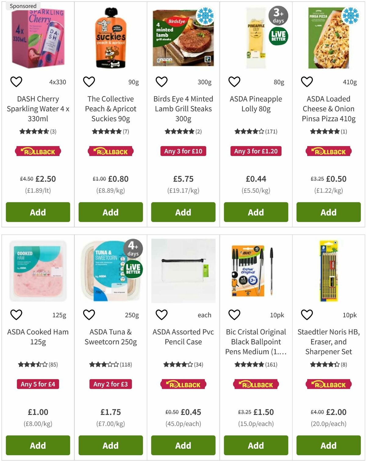 ASDA Offers from 21 August