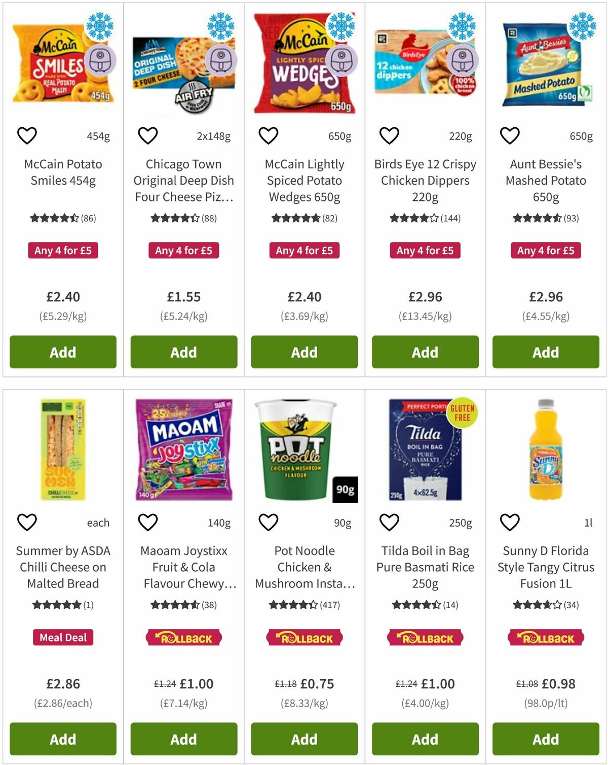 ASDA Offers from 21 August