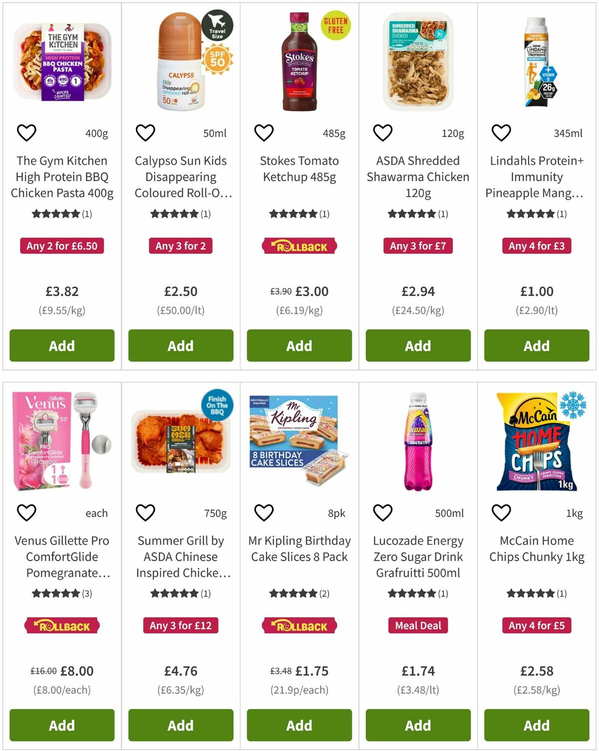 ASDA Offers from 28 August