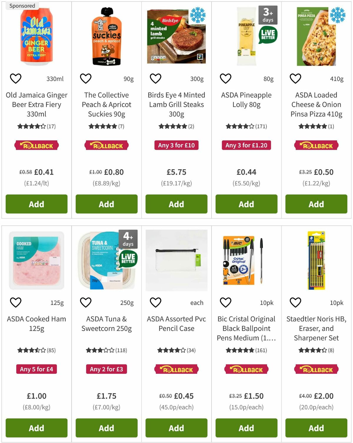 ASDA Offers from 28 August
