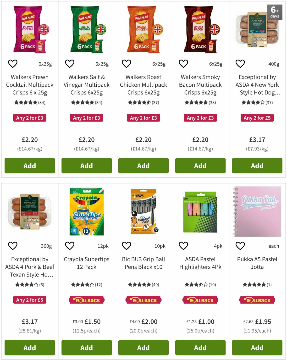 ASDA Offers from 4 September