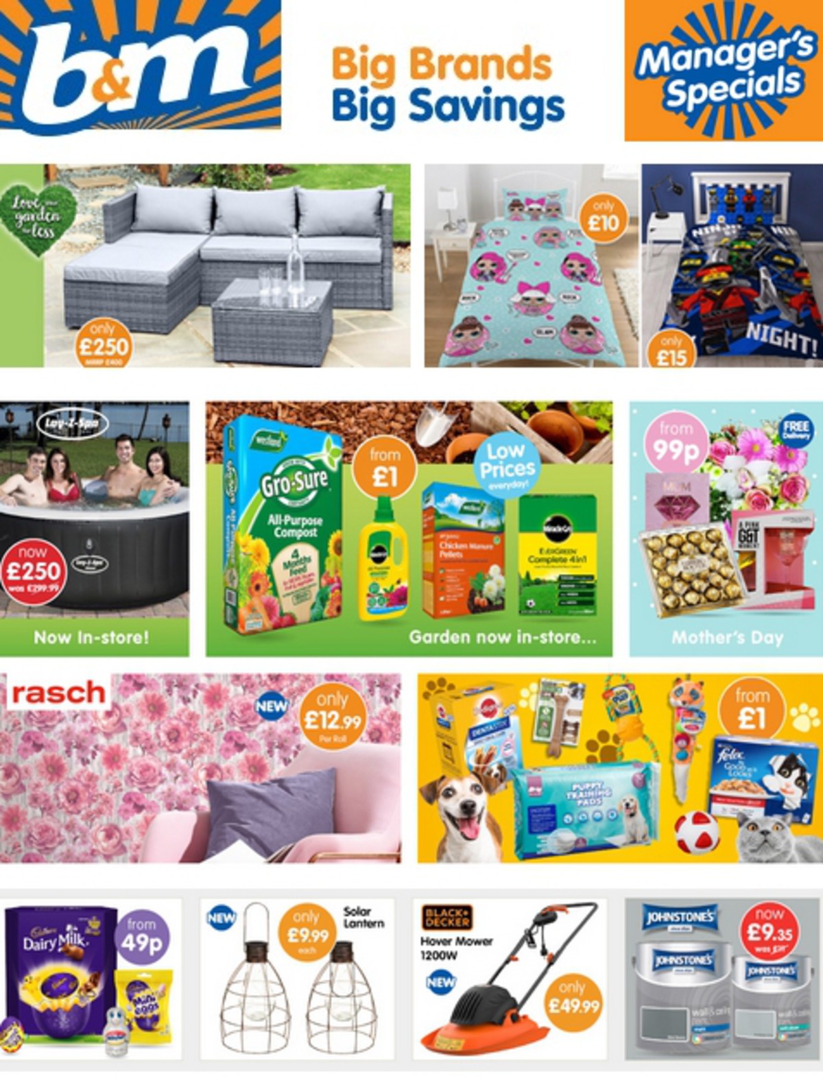 B&M Offers from 27 March