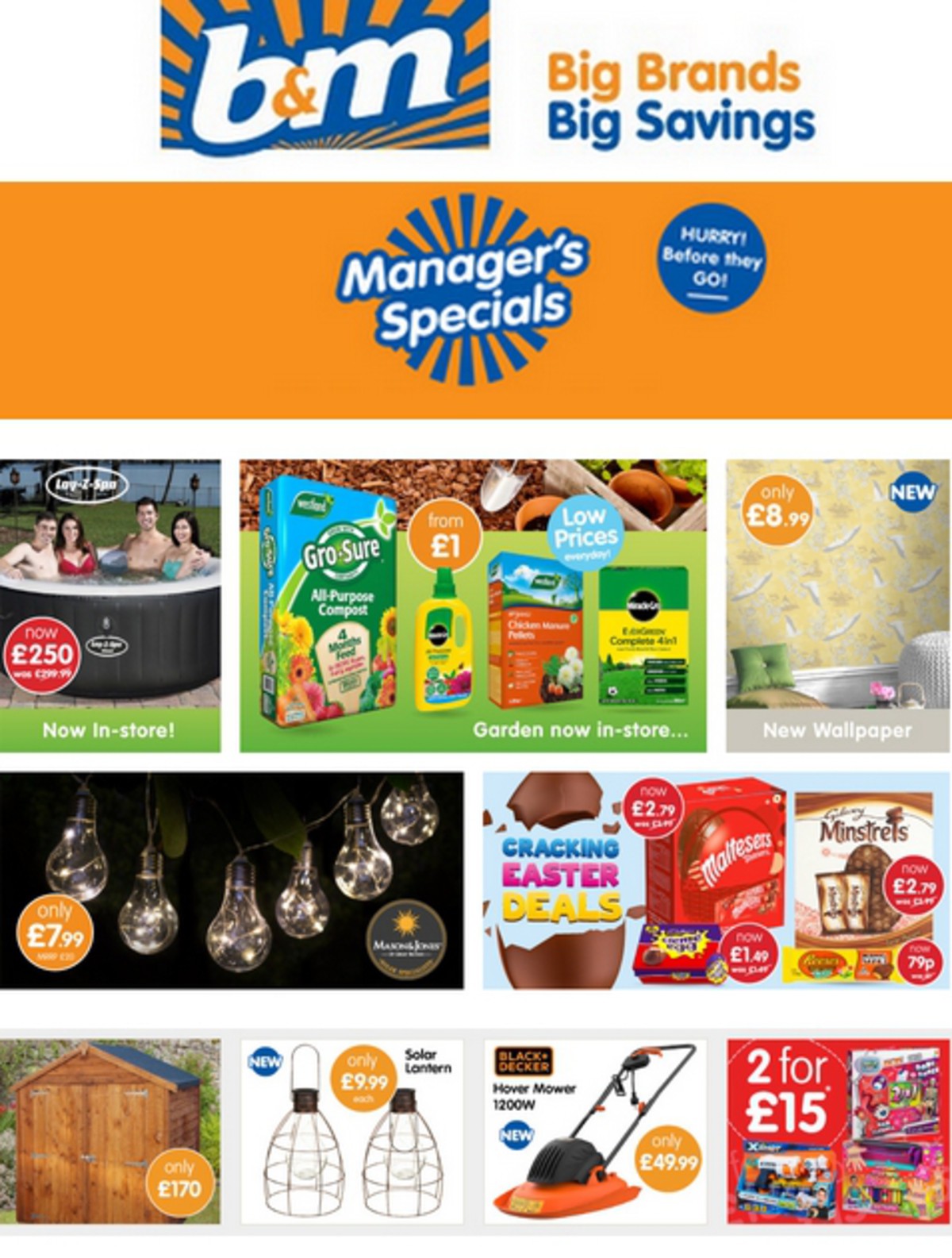 B&M Offers from 3 April