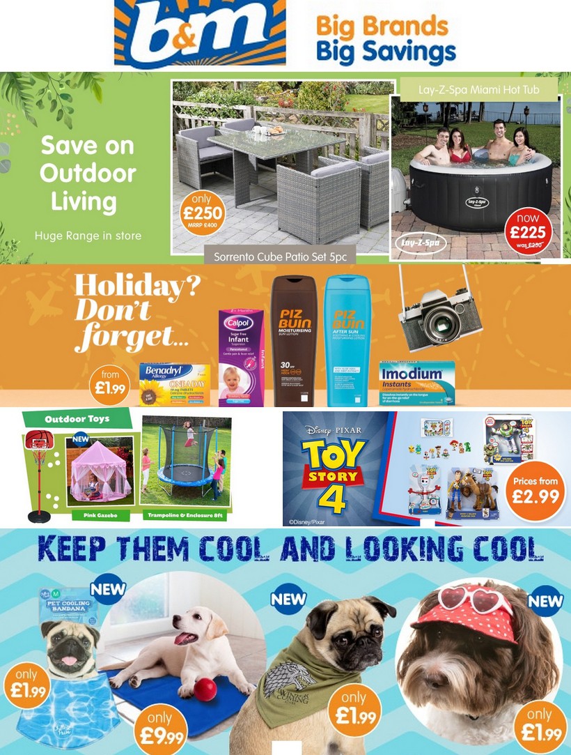 B&M Offers from 3 July