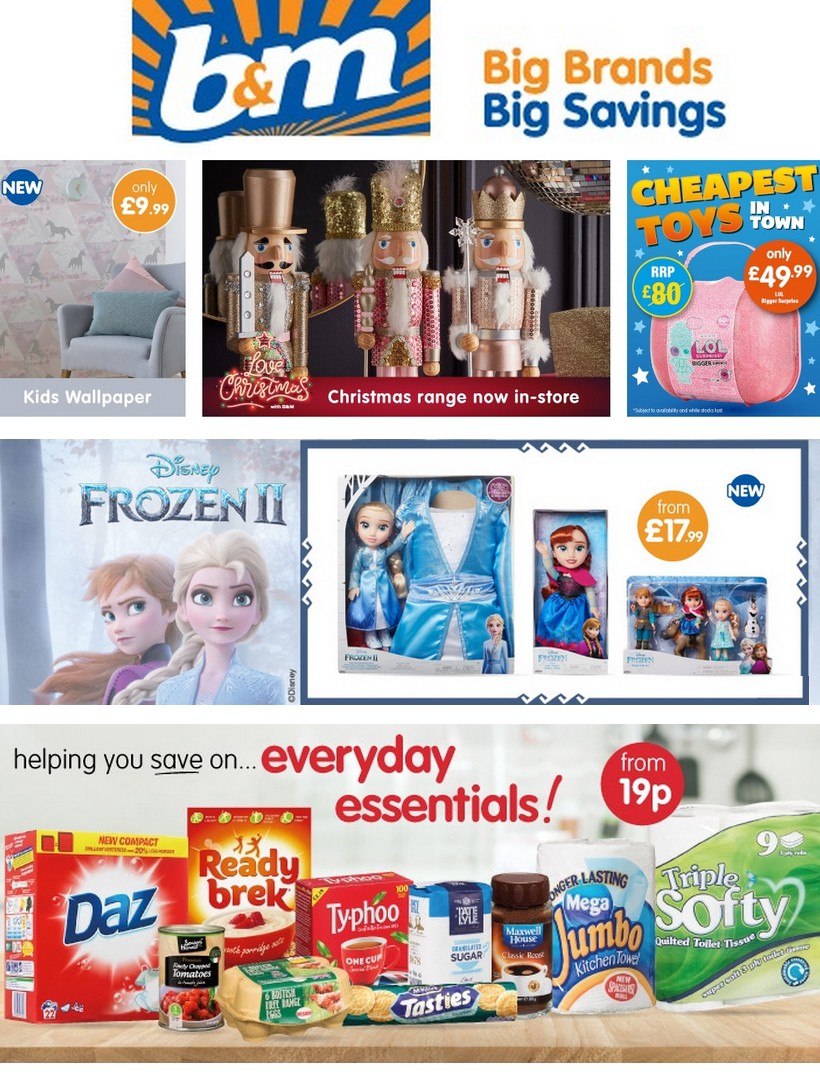 B&M Offers from 30 October