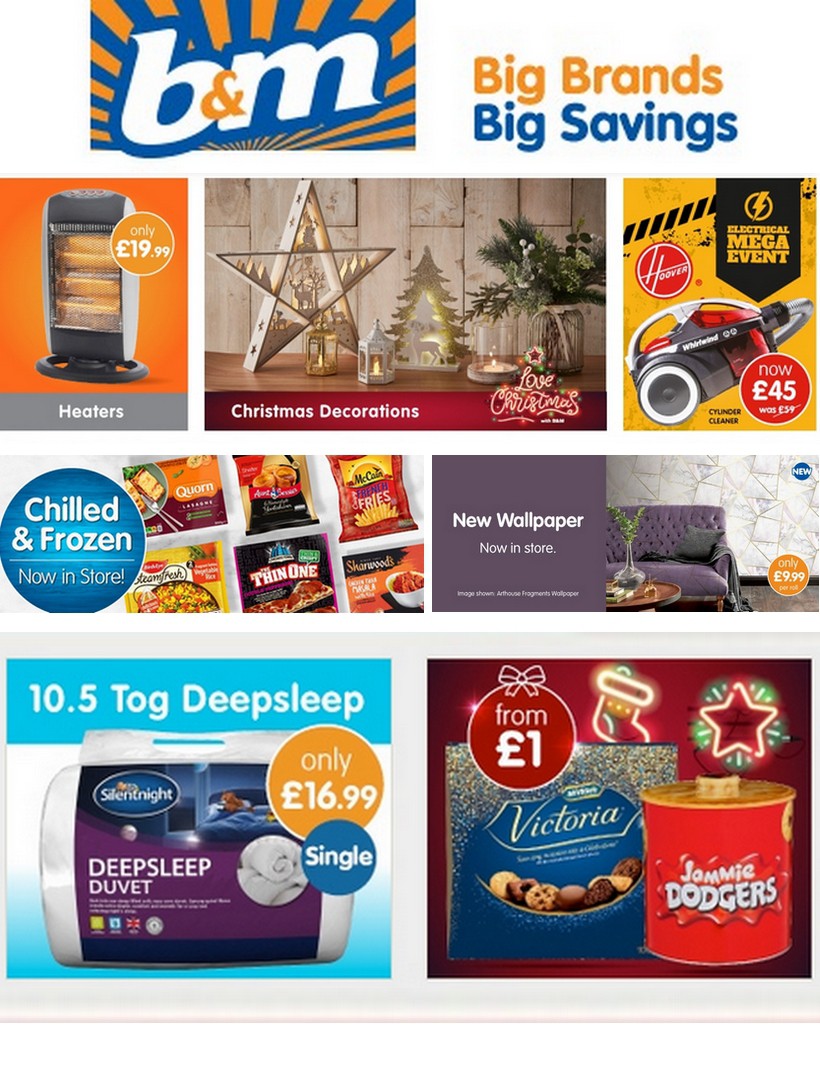 B&M Offers from 6 November