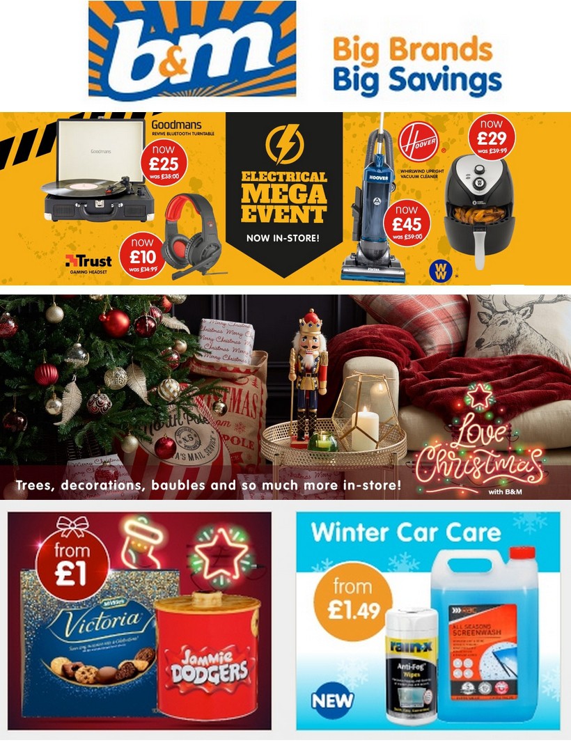 B&M Offers from 13 November