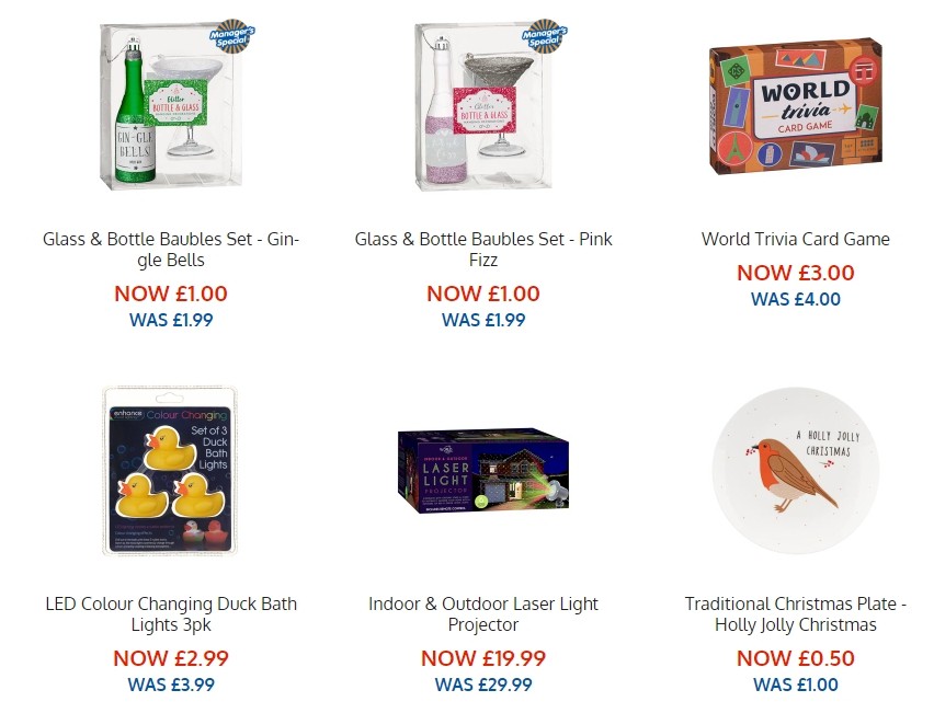 B&M Offers from 11 December