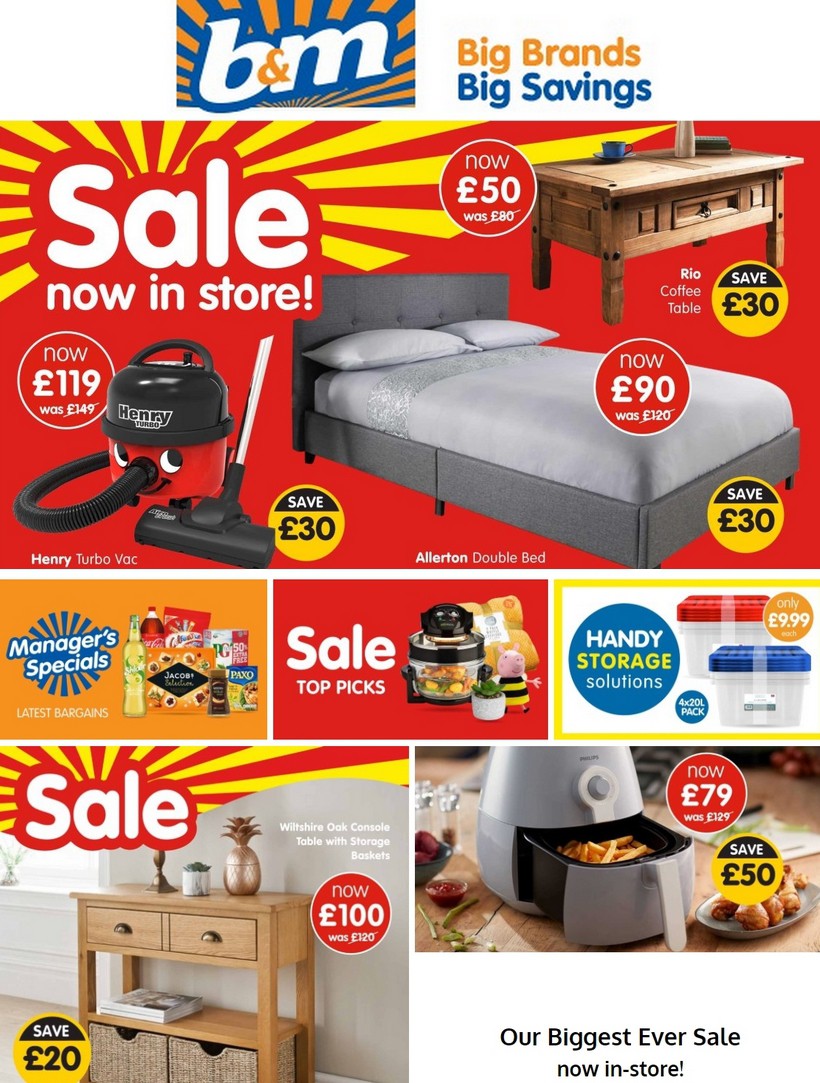 B&M Offers from 27 December