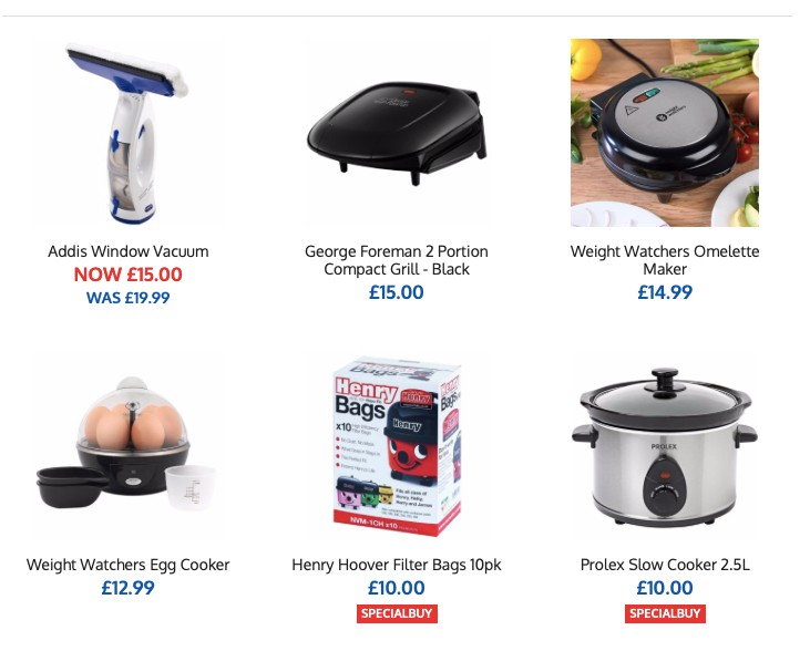 B&M Offers from 27 December