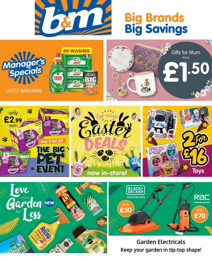 B&M Offers from 11 March