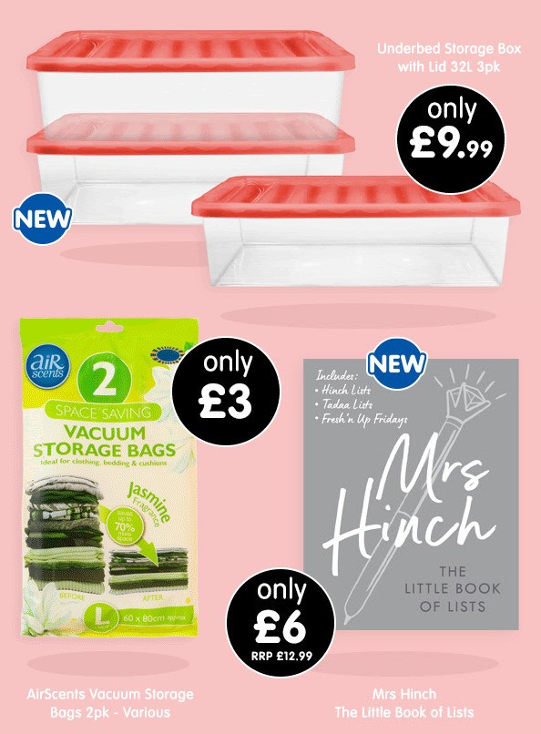 B&M Keep Calm and Tidy Offers from 22 May