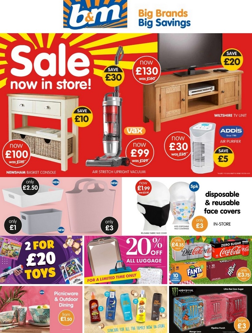 B&M Offers from 22 July